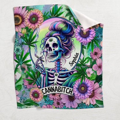 Cannabitch - Personalized Weed Blanket