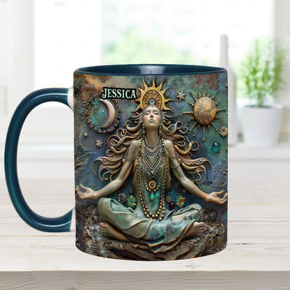 Lose Your Mind Find Your Soul - Personalized Yoga Accent Mug