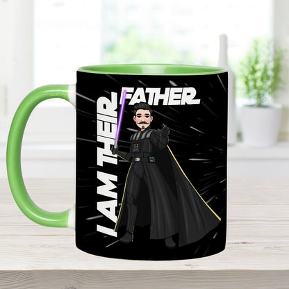 I Am Their Father - Personalized Father Accent Mug
