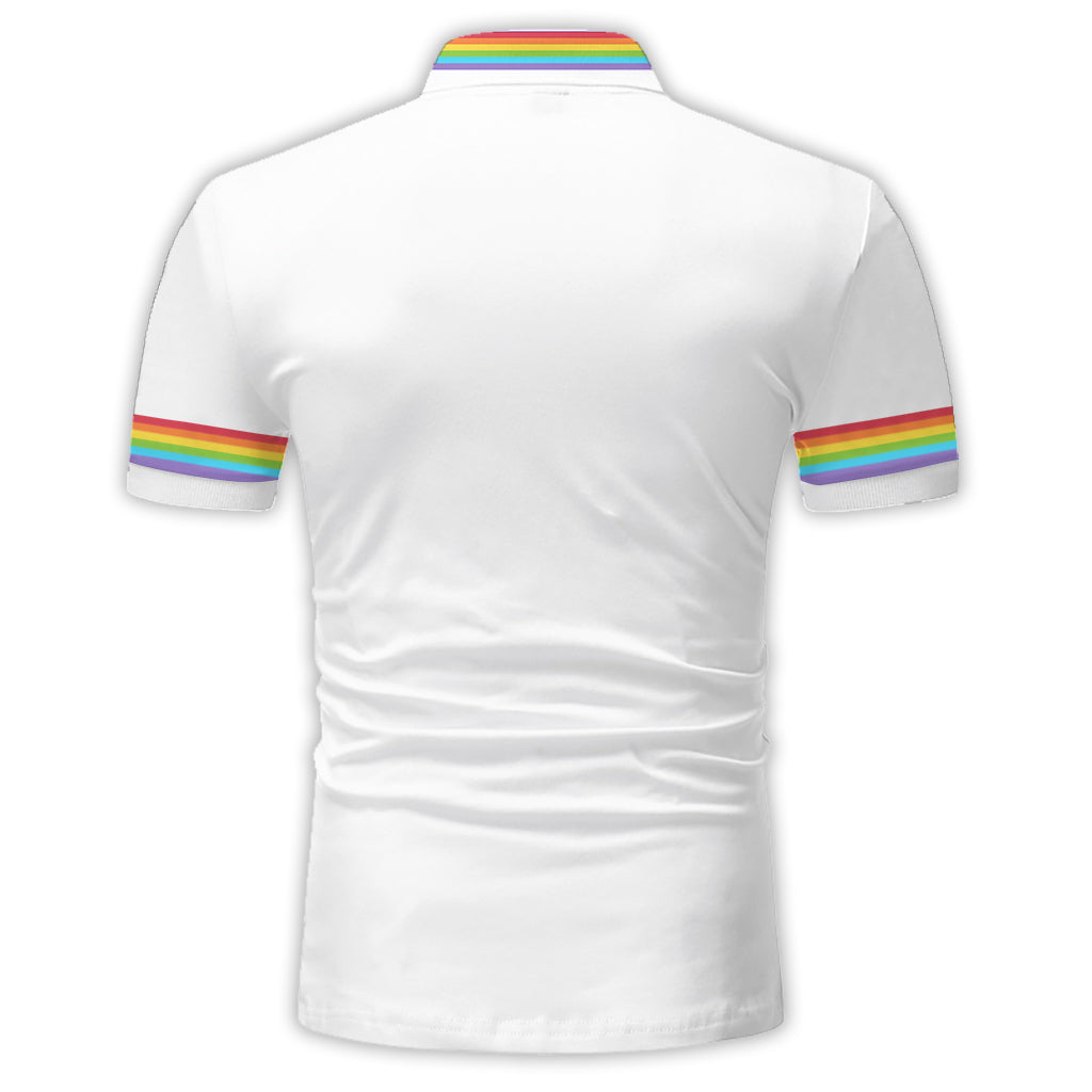 Pride Bear Pride Month - Personalized LGBT Support Polo Shirt
