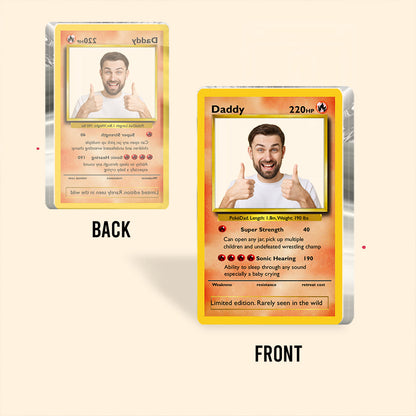 Poke Dad Best Dad Ever - Personalized Monster Trainer Custom Shaped Acrylic Plaque