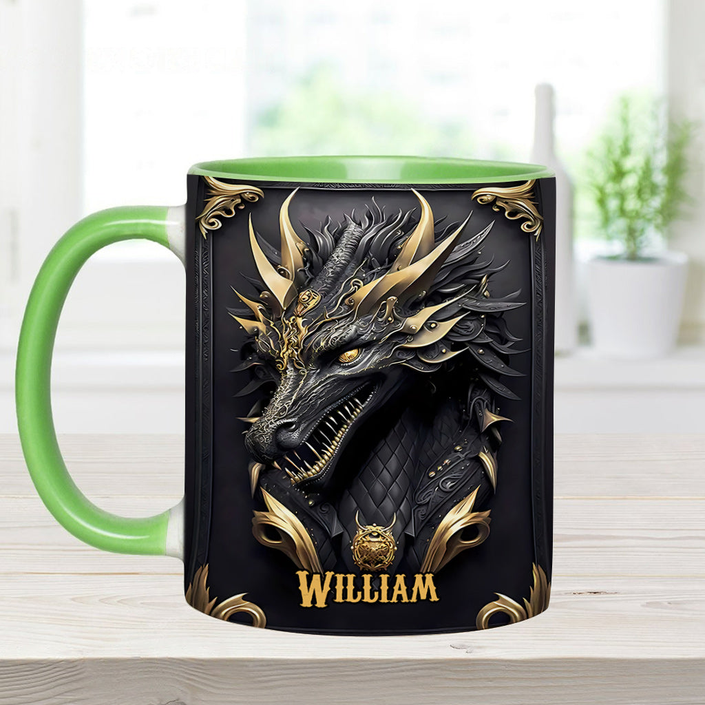 Love Dragons - Personalized Dragon Accent Mug