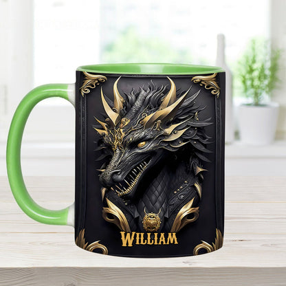 Love Dragons - Personalized Dragon Accent Mug