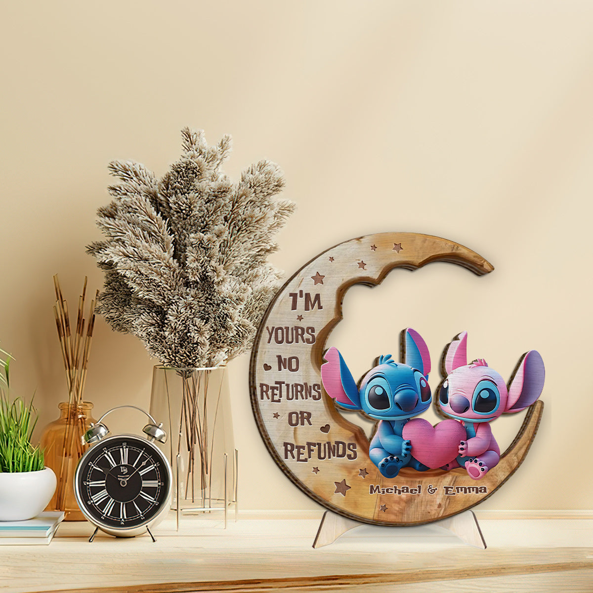 I'm Yours - Personalized Ohana 2 Layered Wood Sign / Wood Plaque