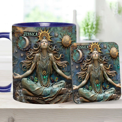 Lose Your Mind Find Your Soul - Personalized Yoga Accent Mug