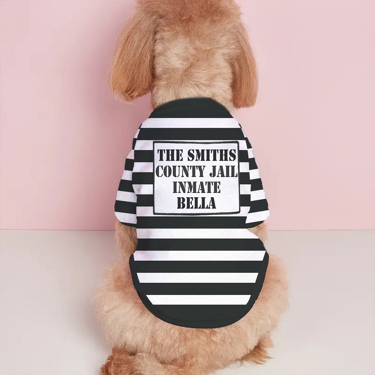 Police Officer K9 Unit Prisoner - Personalized Dog Pet Shirt