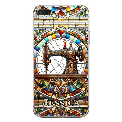 Colorful Sewing Machine - Personalized Sewing Phone Case