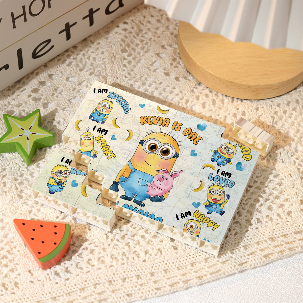 You Are One In A Minion - Personalized One-sided Horizontal Rectangle Building Brick Blocks