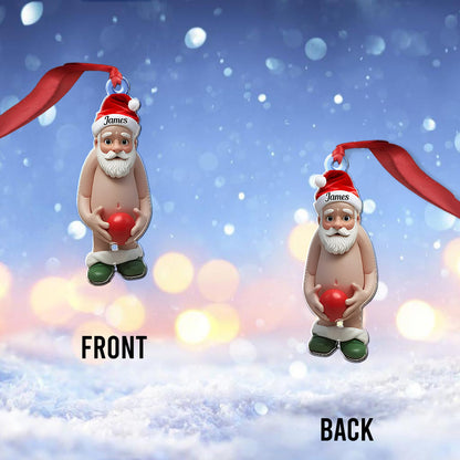 Naughty Couple - Personalized Couple Custom Shaped Ornament