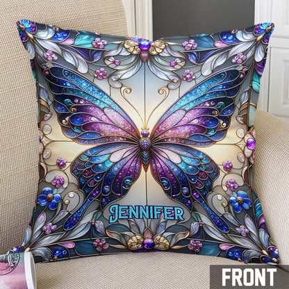 Love Butterflies - Personalized Butterfly Throw Pillow