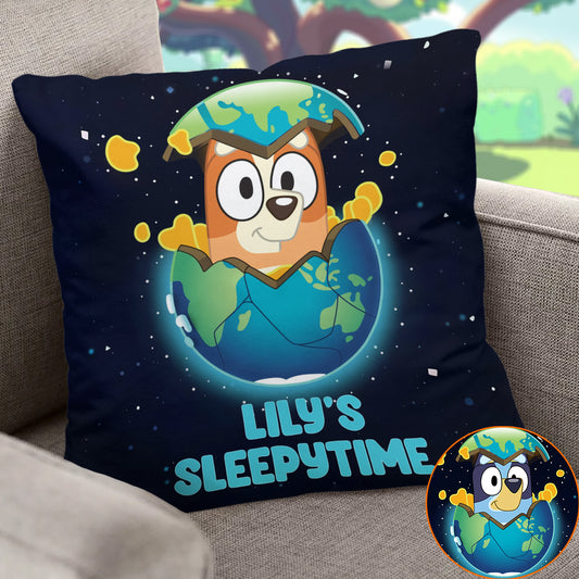 Sleepytime - Personalized Kid Throw Pillow