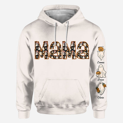 Spooky Mama Grandma - Personalized Mother All Over Shirt