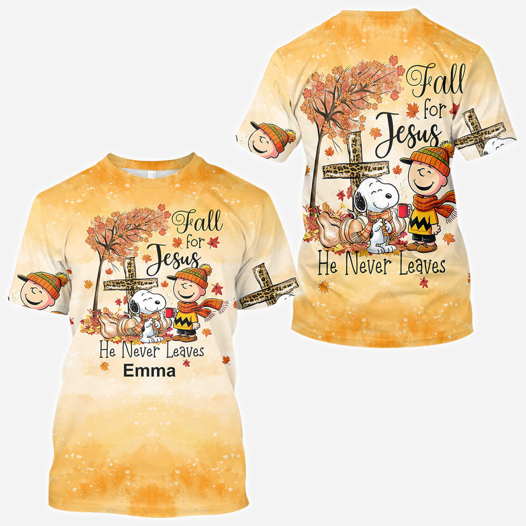 Fall For Jesus - Personalized All Over Shirt