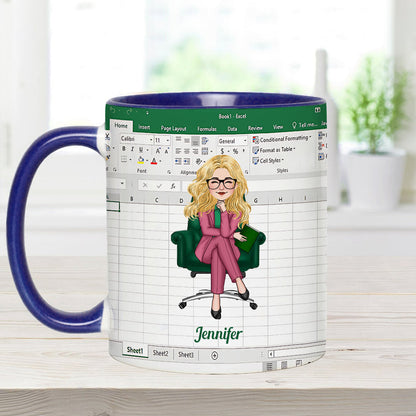 Freak In The Sheet - Personalized Colleague Accent Mug