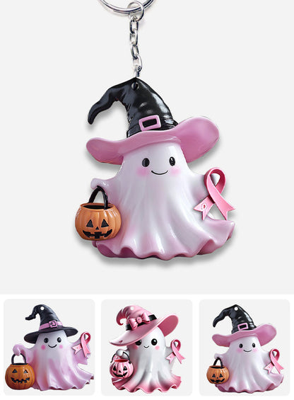 Breast Cancer Awareness - Personalized Breast Cancer Awareness Keychain