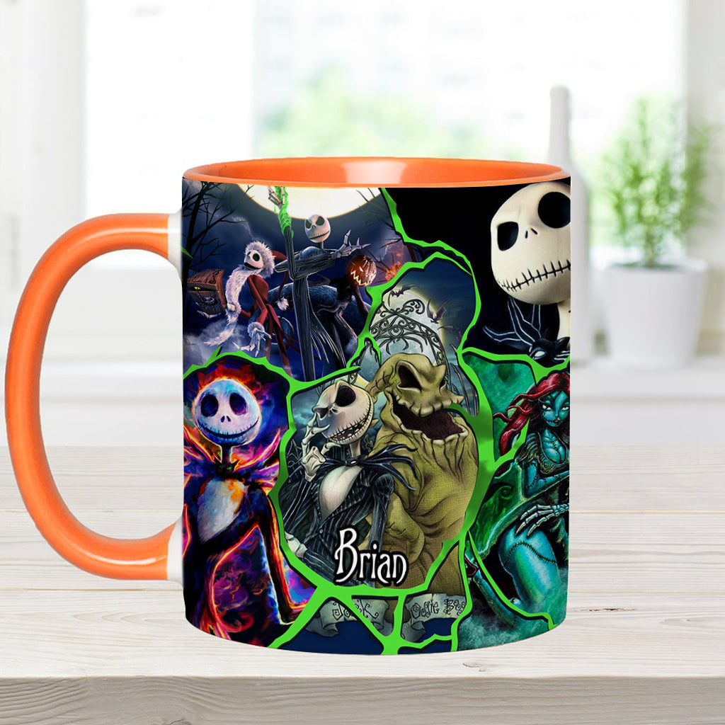 I'm Not Crazy, I Prefer The Term Mentaly Hilarious - Personalized Nightmare Accent Mug