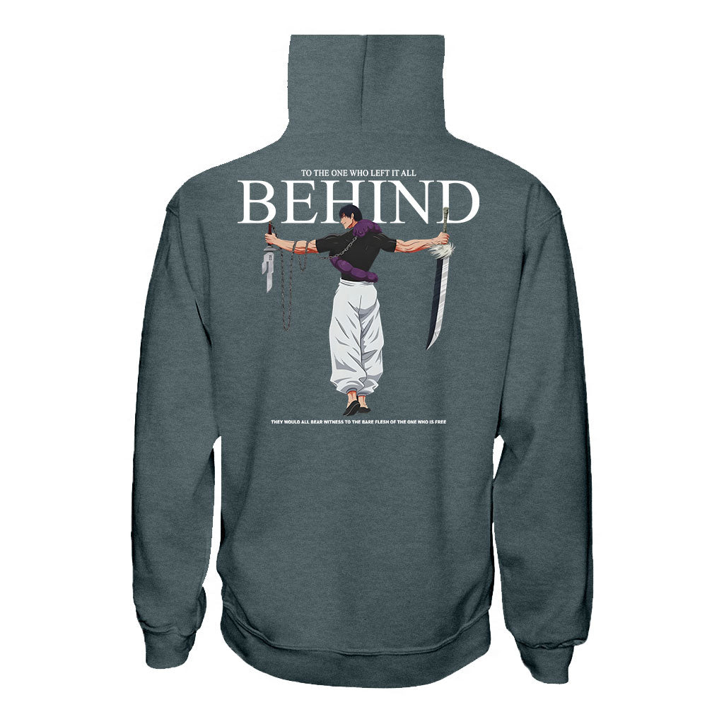 Behind Jujutsu Kaisen T-shirt and Hoodie
