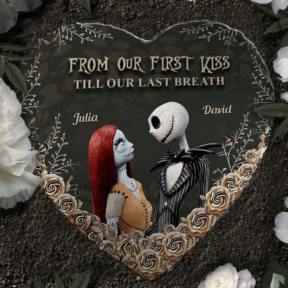 I See Your Scars - Personalized Nightmare Heart Shaped Stone