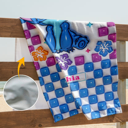 Ohana Beach - Personalized Ohana Beach Towel