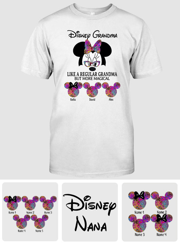 Magical Grandma Mom - Personalized Mouse T-shirt And Hoodie