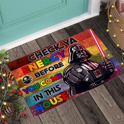 Check Your Energy - LGBT Support Doormat