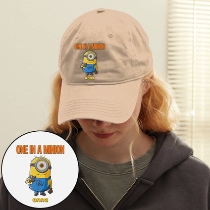 One In A Minion - Personalized Embroidered Classic Cap