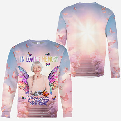 In Loving Memory - Personalized Memorial All Over Shirt