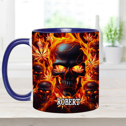 Free Your Mind - Personalized Weed Accent Mug
