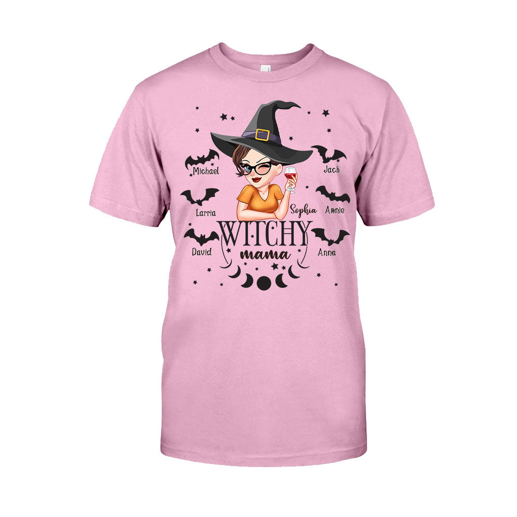 Witchy Mama Grandma - Personalized Witch T-shirt And Hoodie