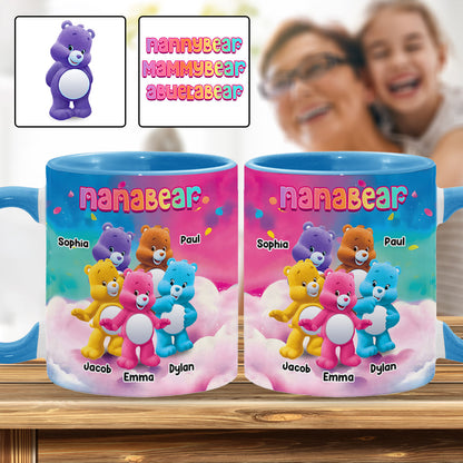 Nanabear - Personalized Grandma Accent Mug