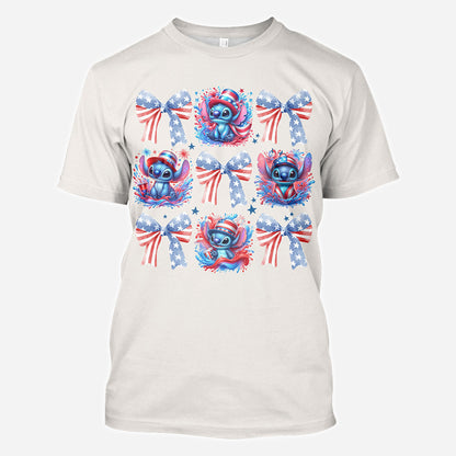 Land of Liberty Ohana - Personalized Ohana All Over Shirt