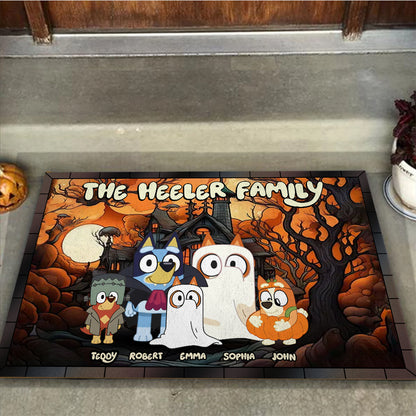 Happy Halloween - Personalized Doormat