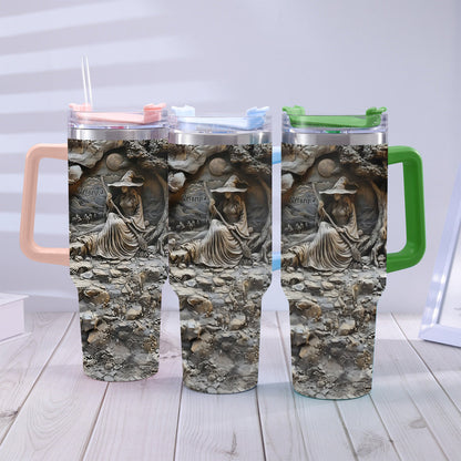 Beautiful Witch - Personalized Witch Tumbler With Handle