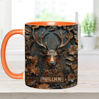 Stunning Deer - Personalized Hunting Accent Mug