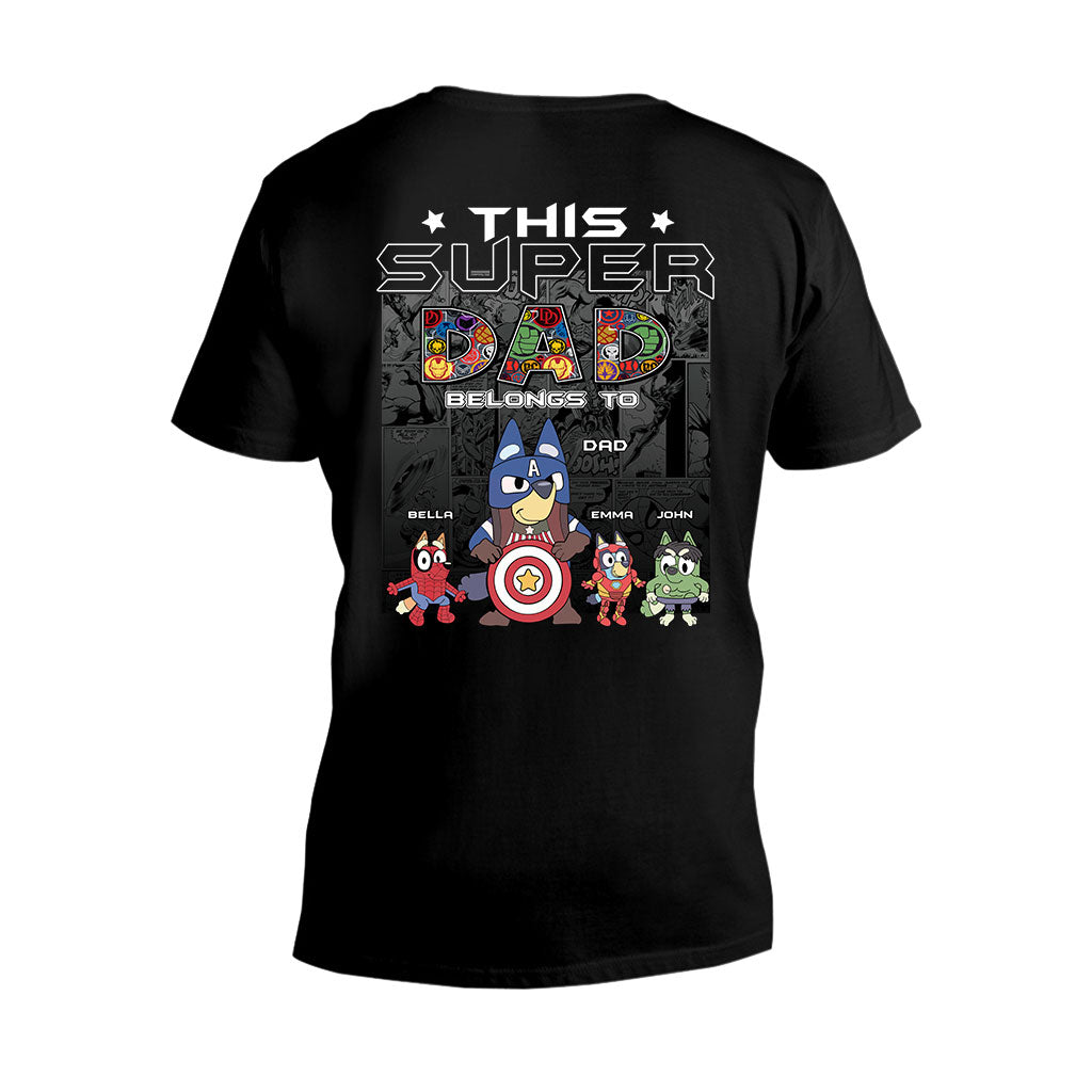 Super Dad - Personalized Father T-shirt and Hoodie
