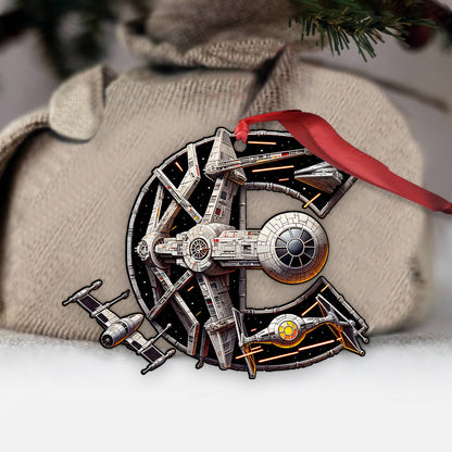 The Force Letter - Personalized The Force Ornament
