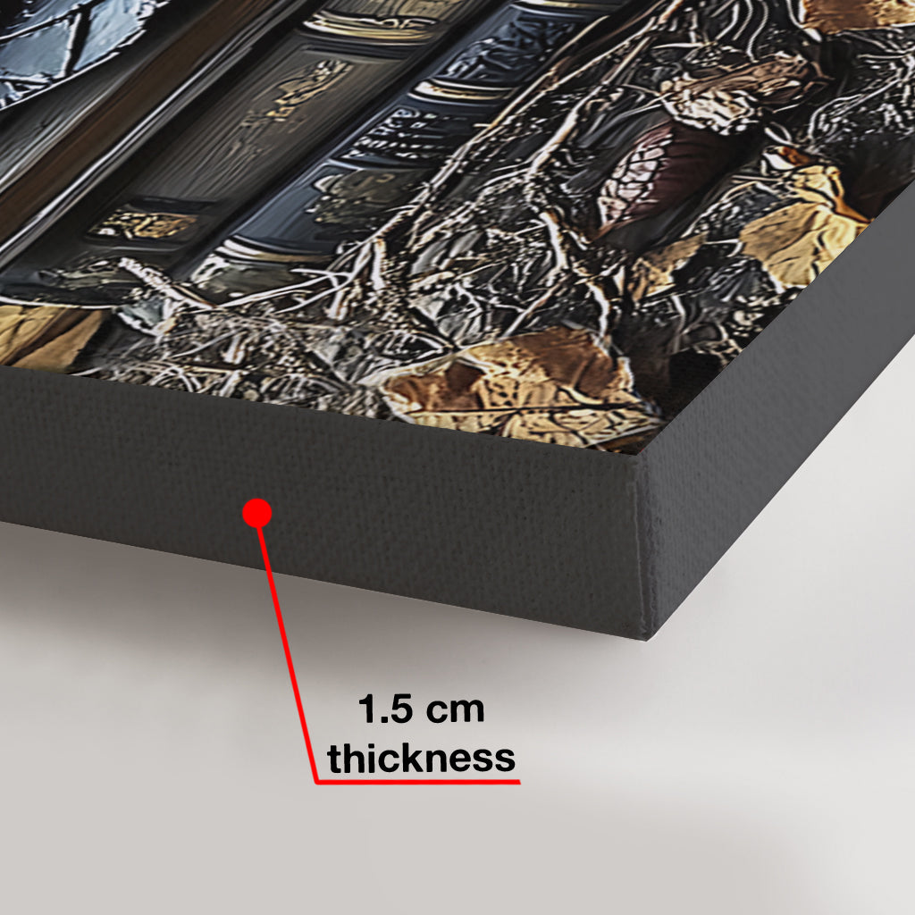 A Witch's Autumn Ritual - Witch Canvas And Poster