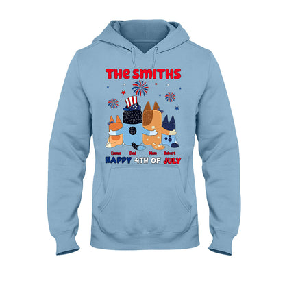 Happy 4th Of July - Personalized T-shirt And Hoodie