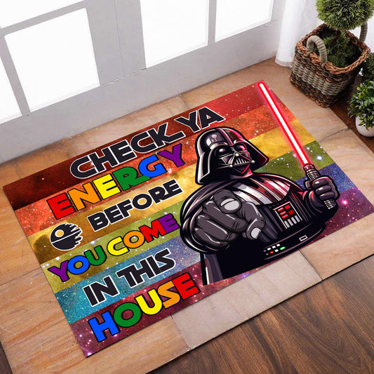 Check Your Energy - LGBT Support Doormat