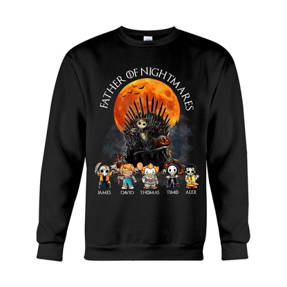 Father Of Nightmares - Personalized Father T-shirt And Hoodie