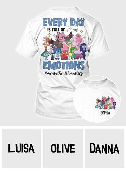 Everyday Is Full Of Emotions - Personalized All Over Shirt
