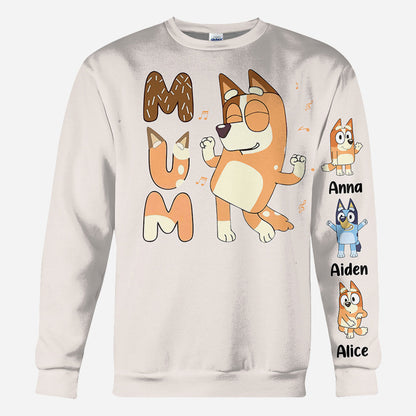 Cool Mum Dad Aunt Uncle Nana Grandpa Custom Title And Kids - Personalized All Over Shirt