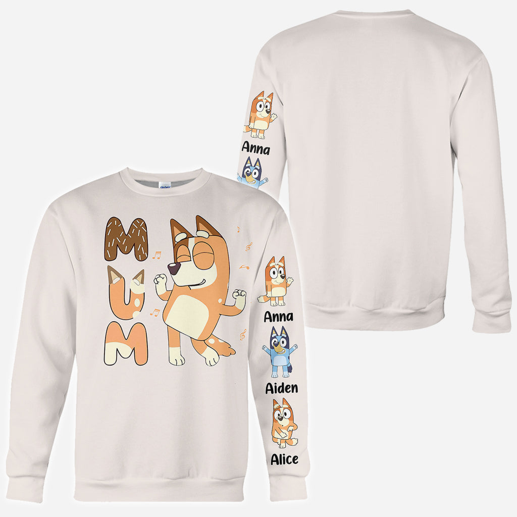 Cool Mum Dad Aunt Uncle Nana Grandpa Custom Title And Kids - Personalized All Over Shirt