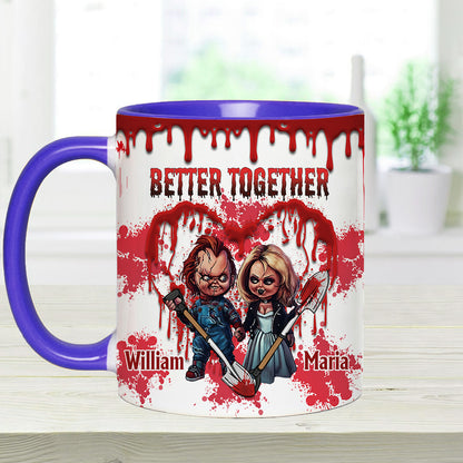 Better Together - Personalized Couple Accent Mug