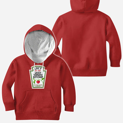 Sassy Ketchup Spicy Mustard Condiment Costume - Personalized Halloween All Over Shirt