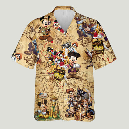 Yo Ho Ho Pirates Life For Me - Personalized Cruising Hawaiian Shirt