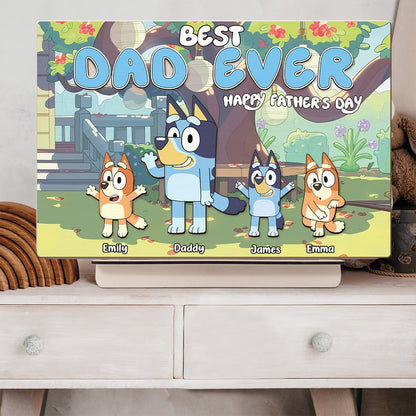 Best Dad Ever - Personalized Father Name Puzzle