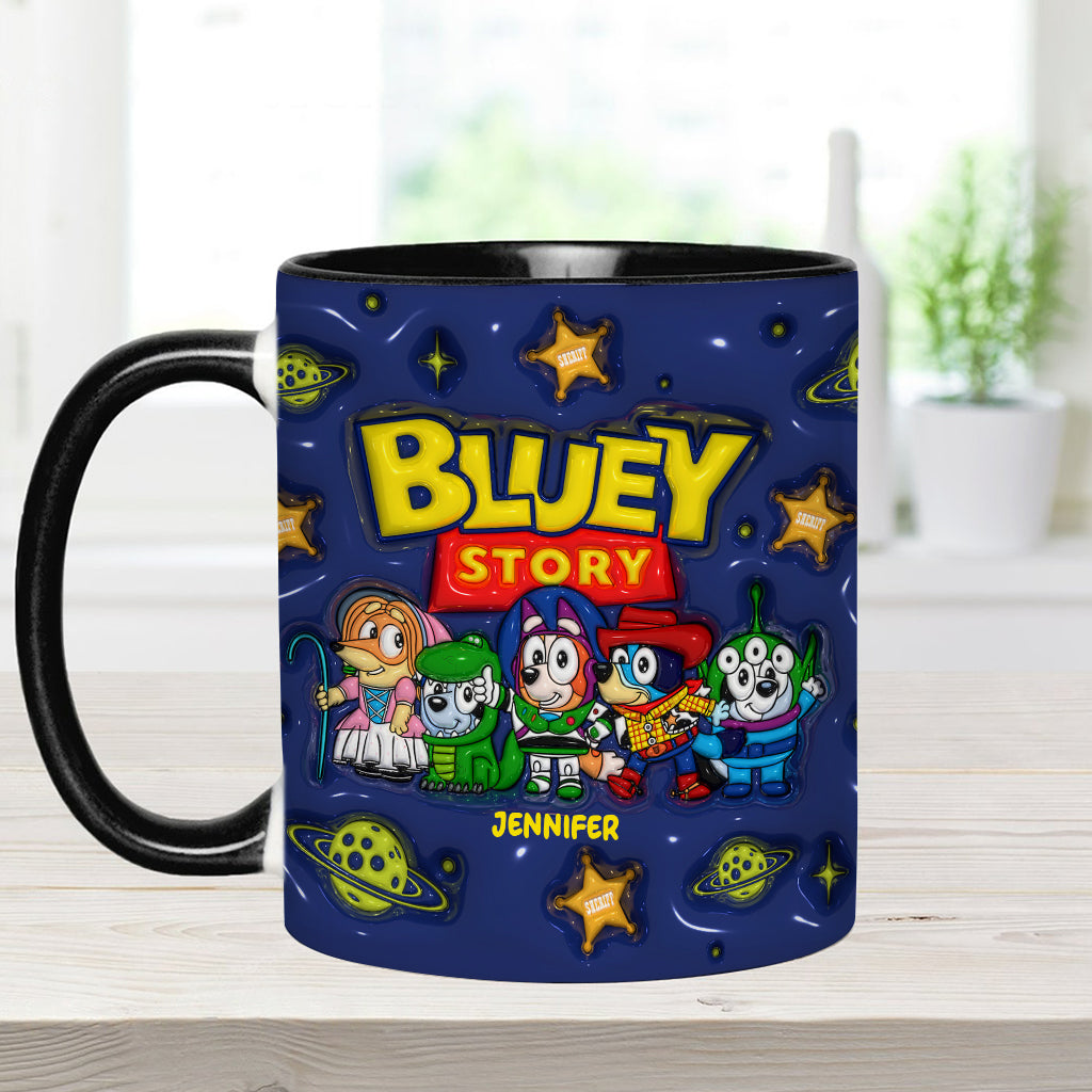 Bluey Story - Personalized Accent Mug