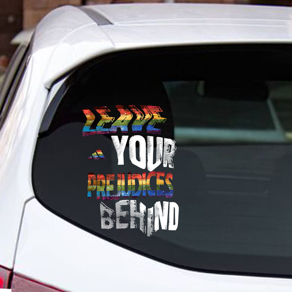 Leave It Behind - Personalized LGBT Support Decal Full