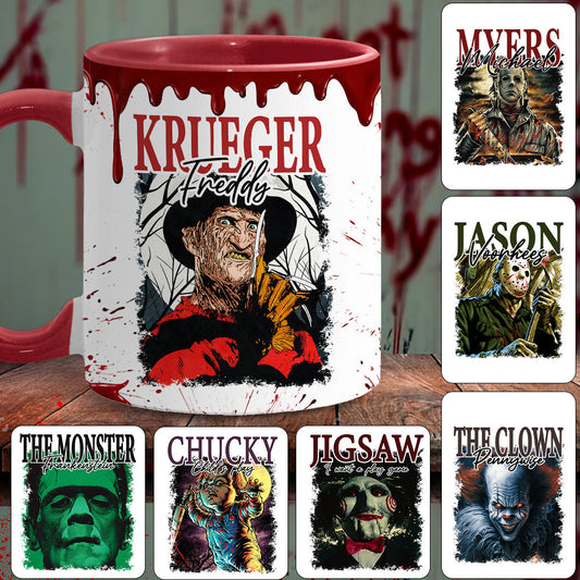 Halloween Horror Characters - Personalized Accent Mug